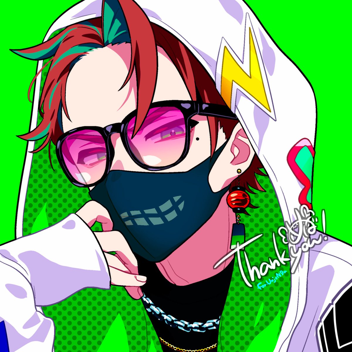 UnjeN9a's tweet photo. 火星人様に描いていただきました‼︎
こけさんのイラストです🏮
クオリティが高過ぎてビビってるbyこけ https://t.co/lhtkiabXpv