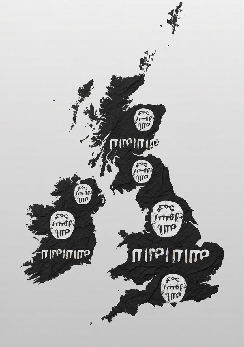 WorldCominDown's tweet photo. In years to come, School history lessons will teach how the clever and resourceful Islamic invaders, successfully pulled off the quietest full scale Jihad invasion ever to create the ISUK, rivaling even the Normandy Landings of Operation Overlord in WW2. 
You may laugh at that. But you won't be laughing when your daughter comes back from school saying what she was taught at school today, and she couldn't see the blackboard because of her Hijab. 😫