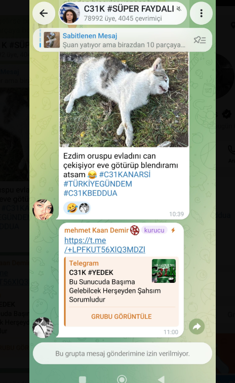 srkntrkc's tweet photo. #C31Ktutuklansın müdahale etmedikçe daha fazlasını yapacaklar https://t.co/wo5Zf2W6wb
