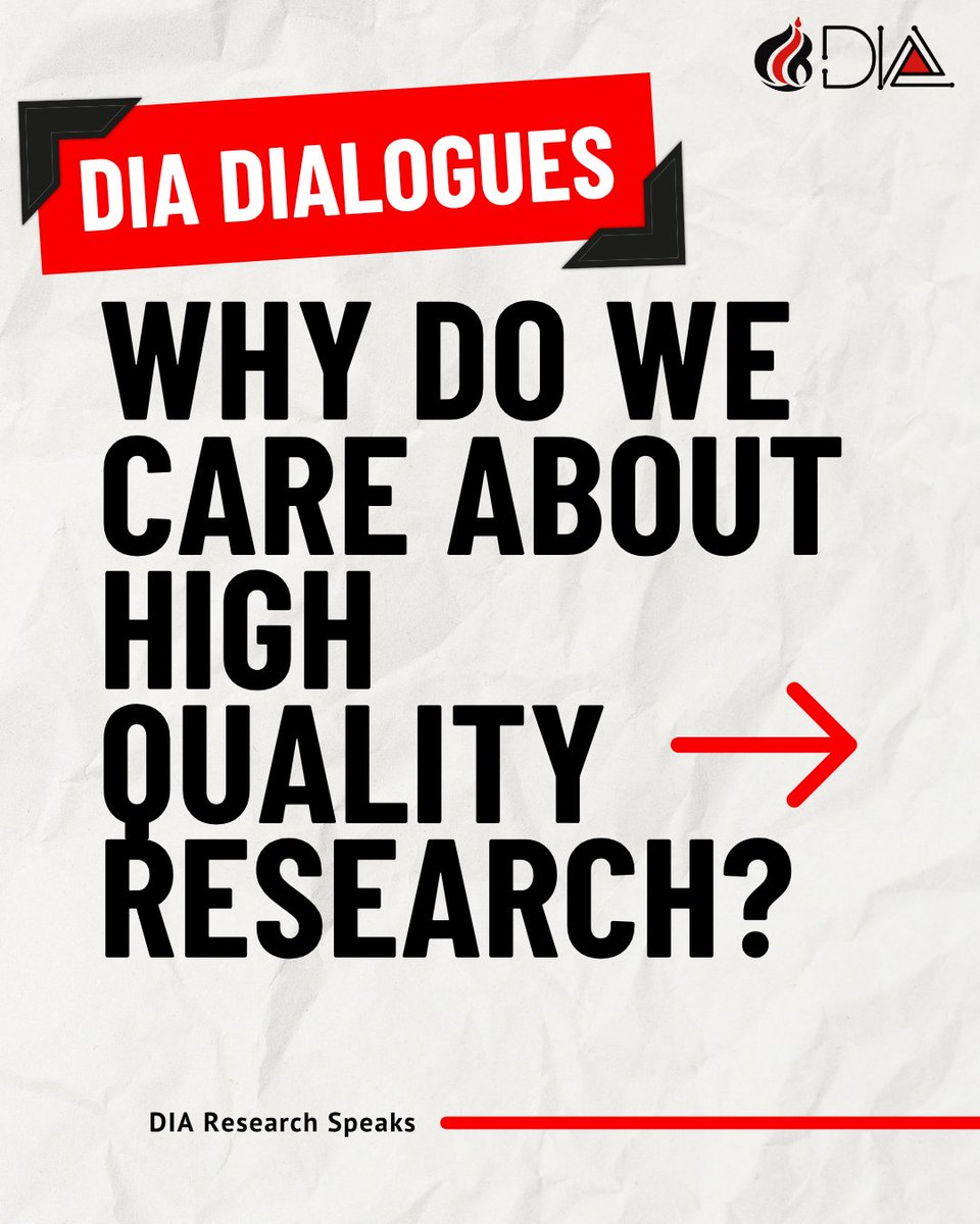 DIAResearch's tweet photo. Why does high-quality research matter to DIA?

Read this thread, to see how rigorous systems, fieldwork and quality checks help turn data into decisions that change lives.

👇

#DIA #DataInsightsAnalytics #Research https://t.co/QbDV40rPwb