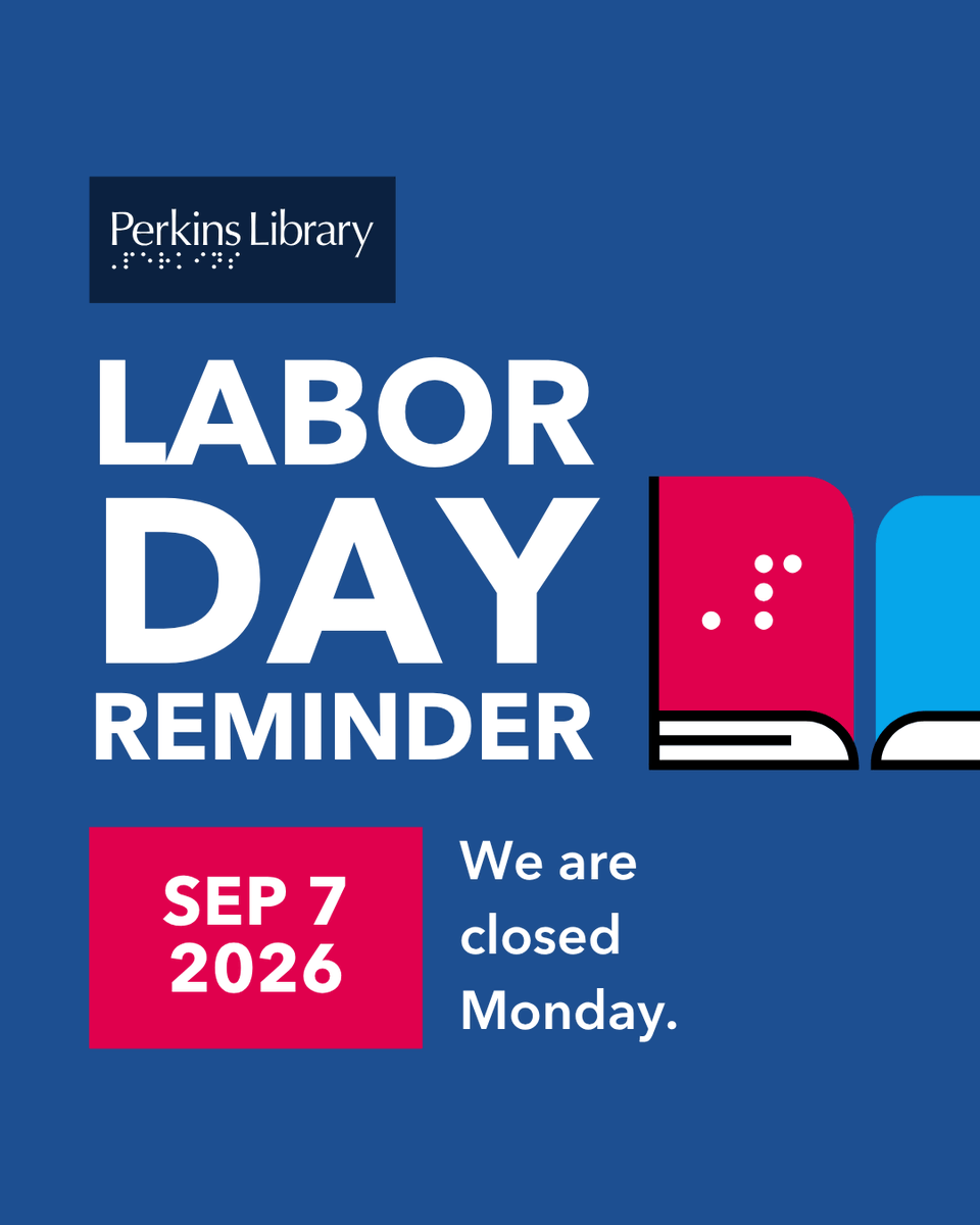 PerkinsLibrary tweet picture