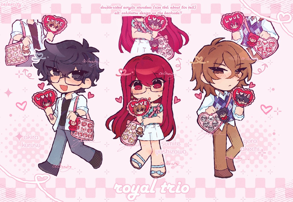celexcity's tweet photo. royal trio oshikatsu! 💌💘 https://t.co/qvmqYvzm8p