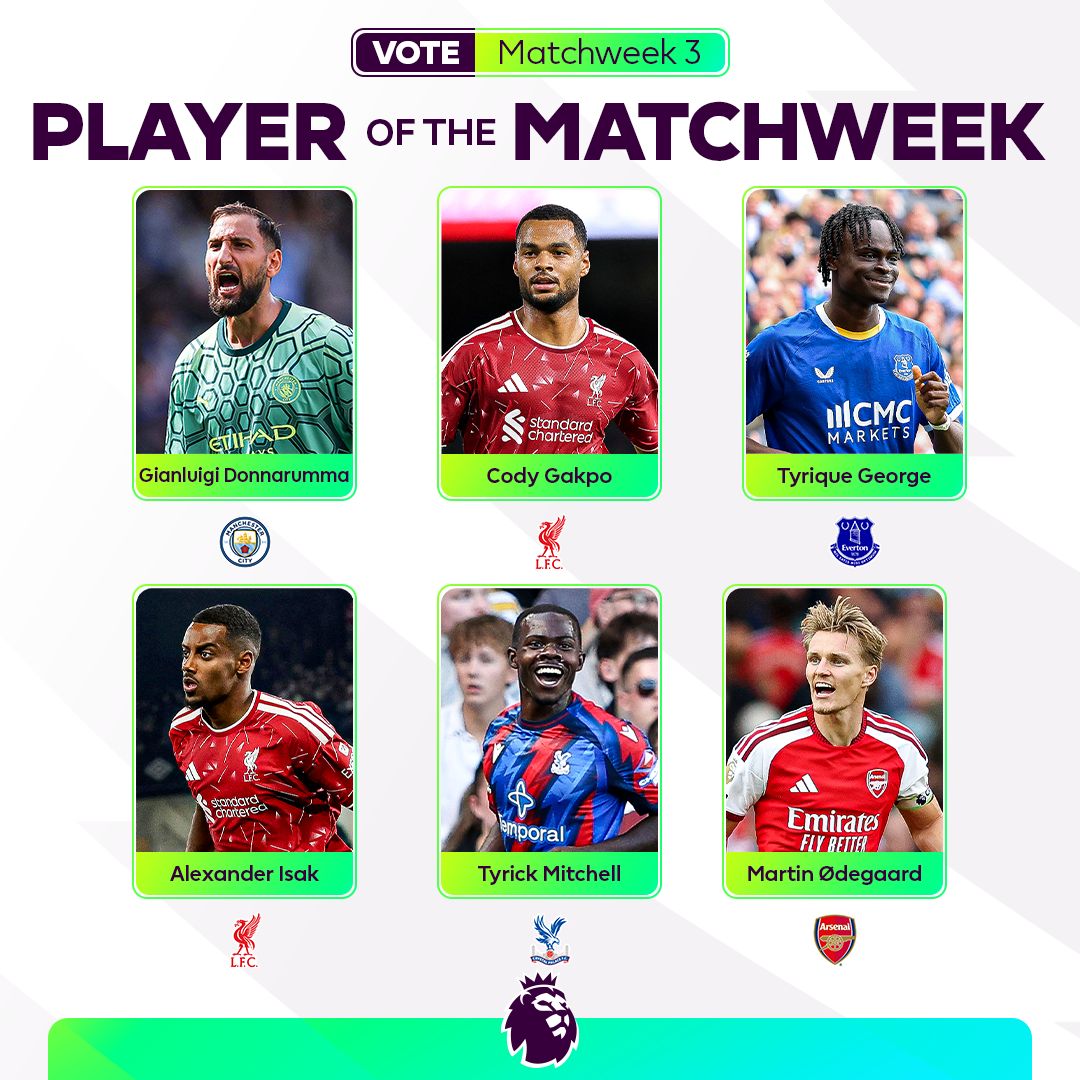 LFC's tweet photo. Gakpo and Isak have both been nominated for the Premier League's Player of the Matchweek award 👏

Get your votes in, Reds 👉 https://t.co/ZzLsIjxvp4 https://t.co/AqQPGPTO81