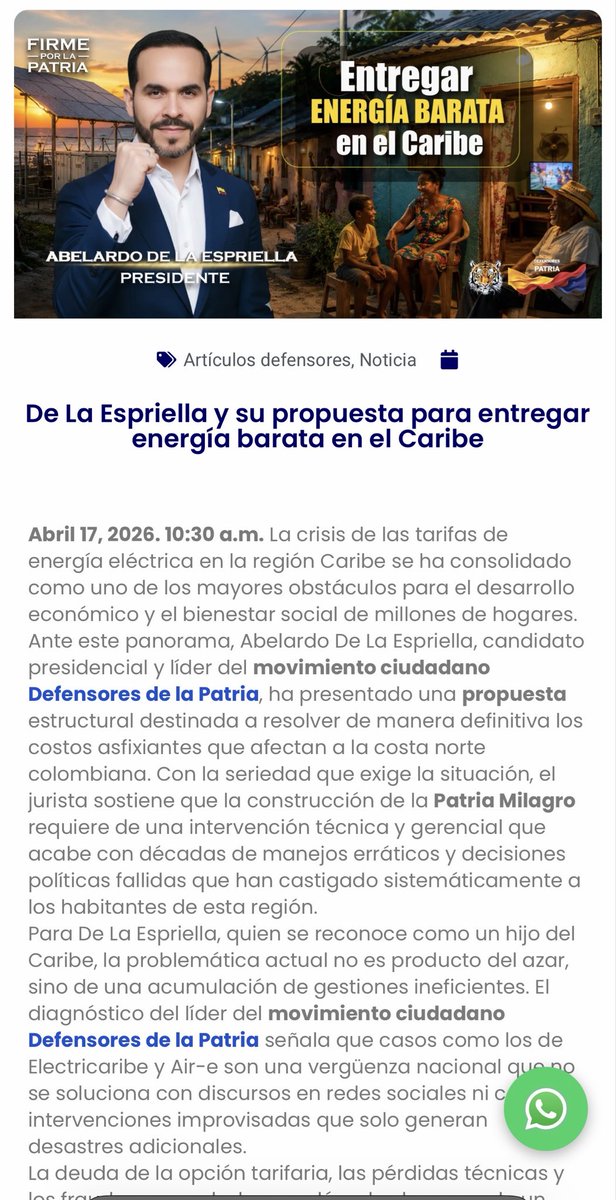 Susanadeleonc's tweet photo. Presidente, aquí si no lo acompaño ni puedo apoyarlo. 

Esa decisión de la CREG es violatoria de nuestros derechos a vivir dignamente, sufrimos las altas temperaturas que nos obligan a hacer uso de ventiladores y aires acondicionados para incluso salvar nuestras vidas. 

En campaña nos prometió energía barata Presidente, sé que cuando tiene voluntad lo logra. 

El Caribe, su Caribe necesita de esa voluntad. 
https://t.co/UZaLcKe1Xq