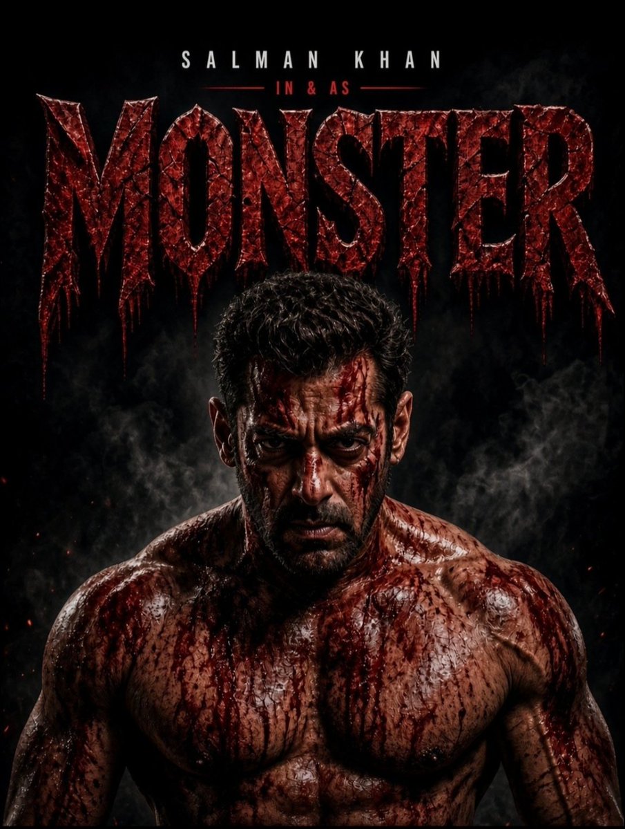 Monster_hu_me's tweet photo. #Salmankhan in &amp; as #Monster 

Back in This Eid 2027 https://t.co/gwCN95OZWU
