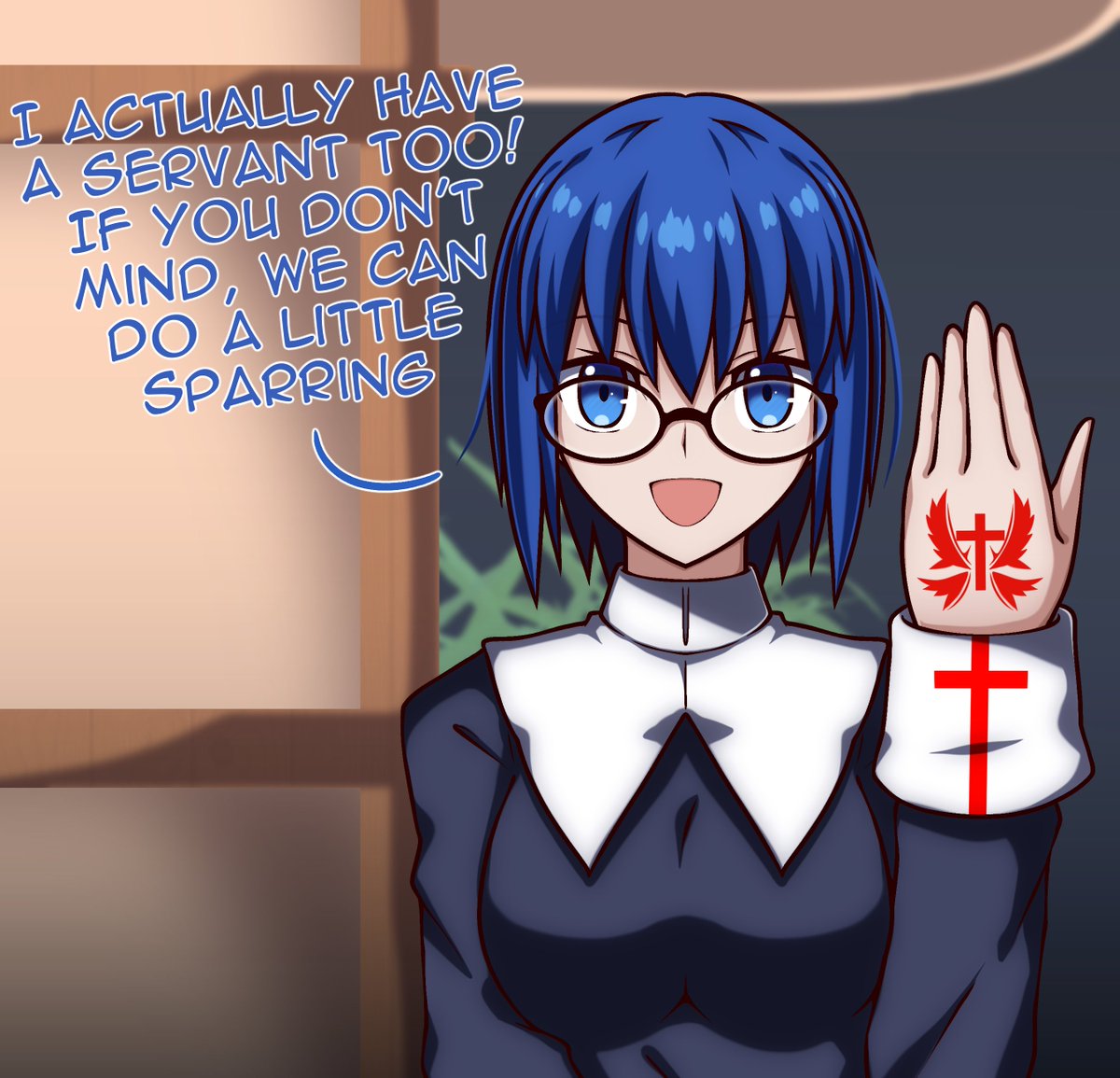 Sakurello_1's tweet photo. What if we have a secret boss fight with Ciel and her servant will depends on Rin or Rani route https://t.co/wBJM1eGCOR