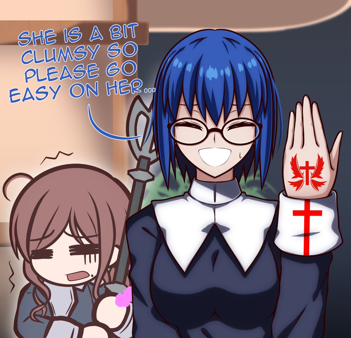 Sakurello_1's tweet photo. What if we have a secret boss fight with Ciel and her servant will depends on Rin or Rani route https://t.co/wBJM1eGCOR