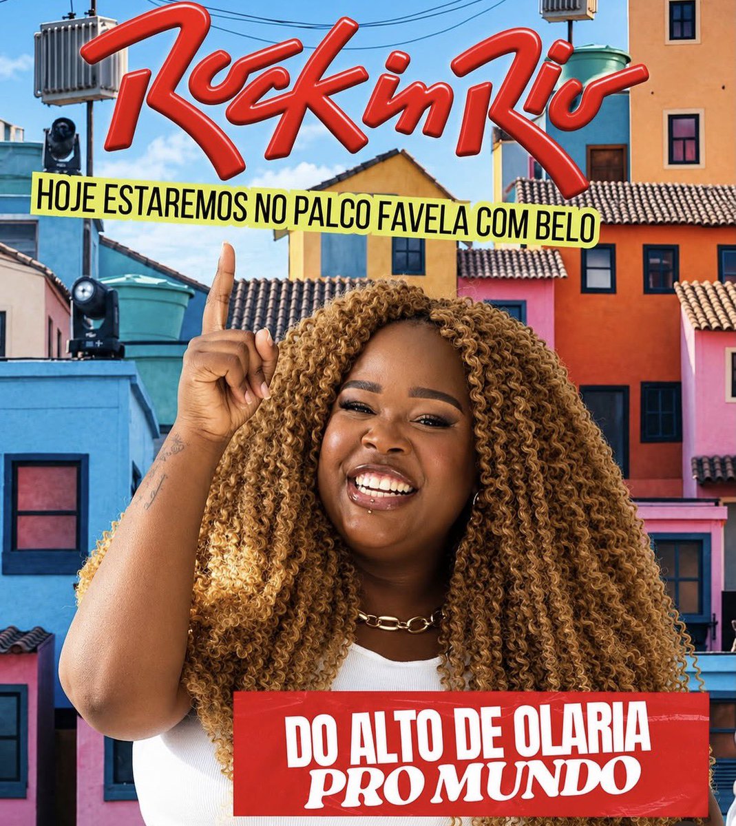brunabentoofici's tweet photo. CHEGOU O GRANDE DIA! 🥹🔥
Hoje a nossa Bru vai se apresentar no Rock in Rio, ao lado do elenco de Estrelas da Casa, no show do maravilhoso Belo! 🎤✨

Que momento, meus amores! Do Alto de Olaria para o Rock in Rio! 🌎❤️
#EstrelasDaCasa #teambruna🥊 https://t.co/30IRrpVC1l