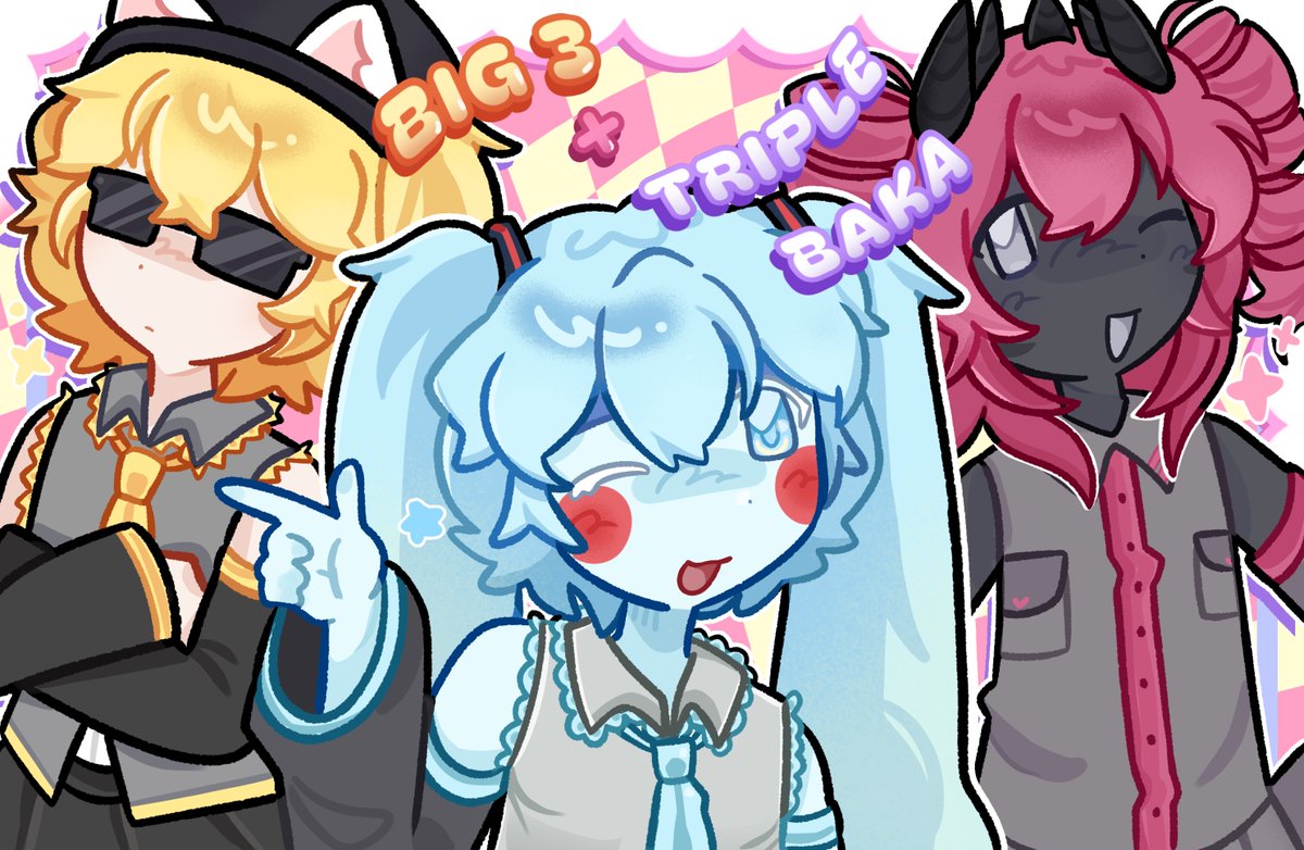 syaPlli's tweet photo. Big 3 × Triple Baka

Me recordaron a ellas de cierta manera y tuve que..

#Coldifanart #Sefiroxfanart #Ymiaufanart https://t.co/CQjLOu67ia