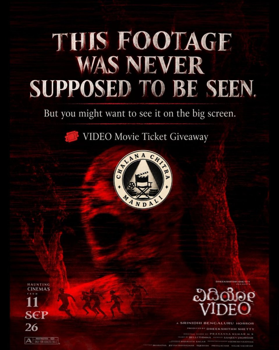 cchitramandali's tweet photo. Now the real giveaway 😃

Several #VideoTheMovie tickets up for grabs for the first weekend shows.

Just answer this question:
What is your favorite Kannada horror movie? and what is the scariest scene in that movie?

Readers should be scared just by reading your description👻 https://t.co/QAPCM2I6VU