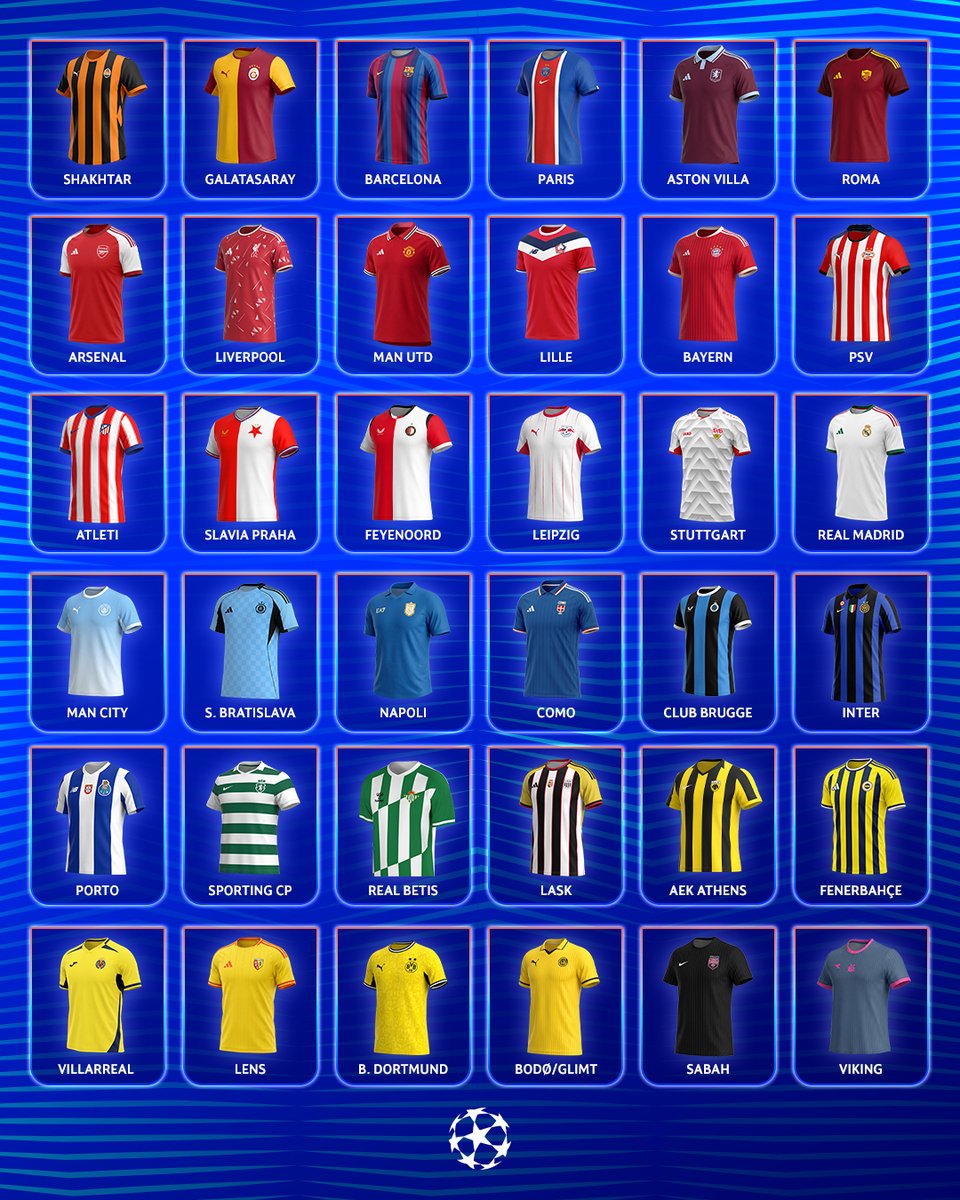 ChampionsLeague's tweet photo. The colours of the Champions League 🎨

#UCL https://t.co/s4rAdqVjjs