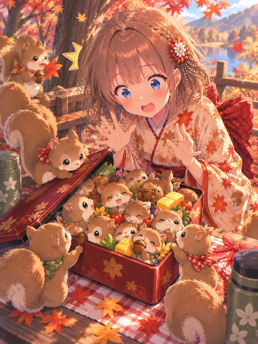 risuart01's tweet photo. 秋といえば食欲の秋🌰

魚が好きな私はやっぱり秋刀魚♡
でも、栗🌰も大好きです🥰
モンブランや栗フレーバーのお菓子🤤
皆さんは秋の味覚で好きな物はありますか？ https://t.co/5iKiYWwI56