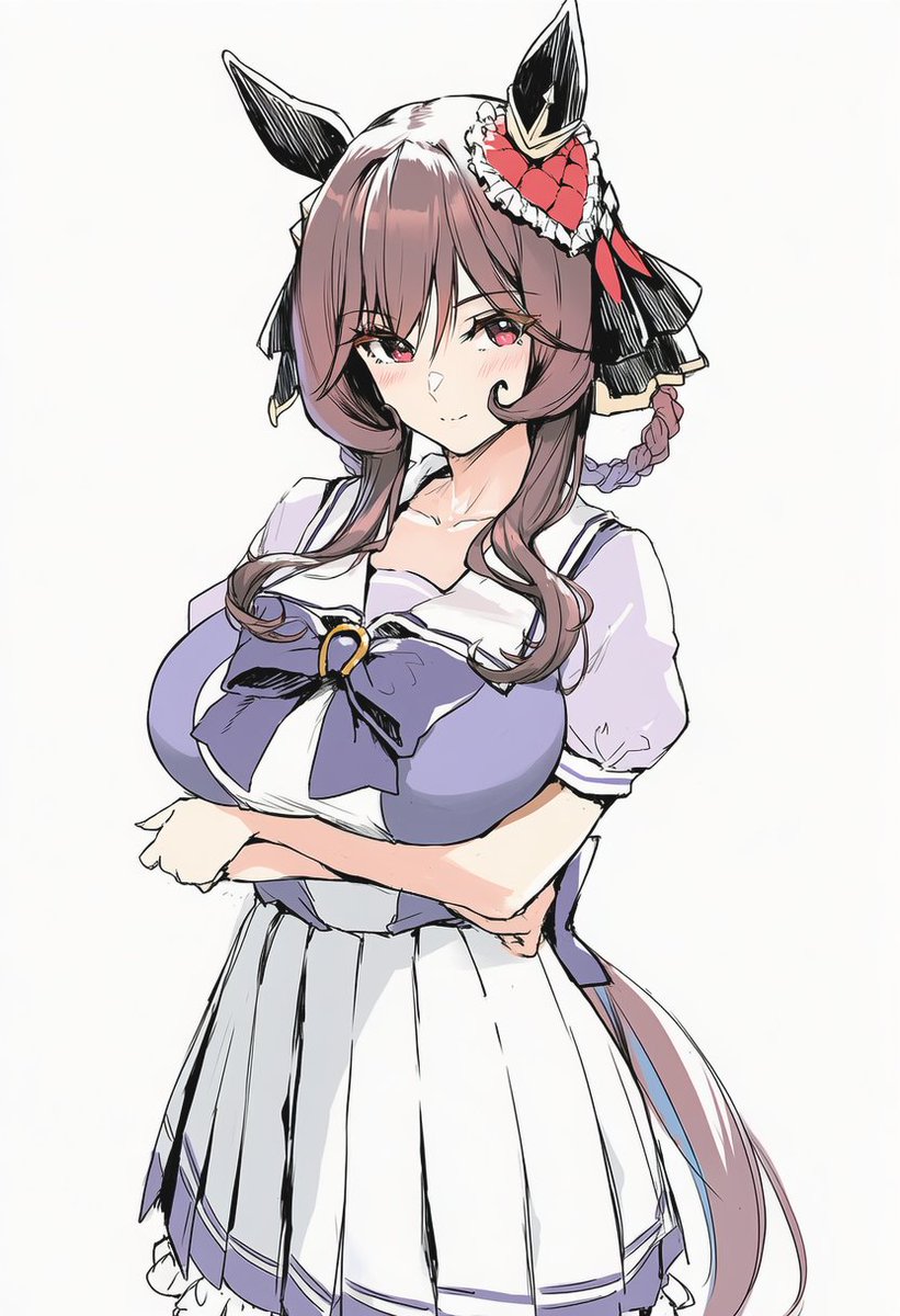 Ojousama_dswa's tweet photo. #ジェンティルドンナ
#ウマ娘
制服姿のジェンティルドンナさんですわ♡ https://t.co/NFV6uLX2ha