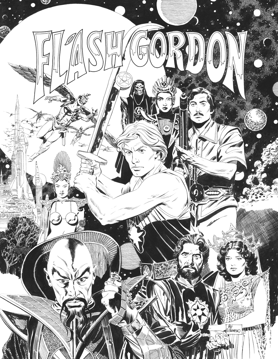 KevinWolffart's tweet photo. #AlWilliamson 1980 Flash Gordon movie adaptation art https://t.co/Fi7LLWjFHX