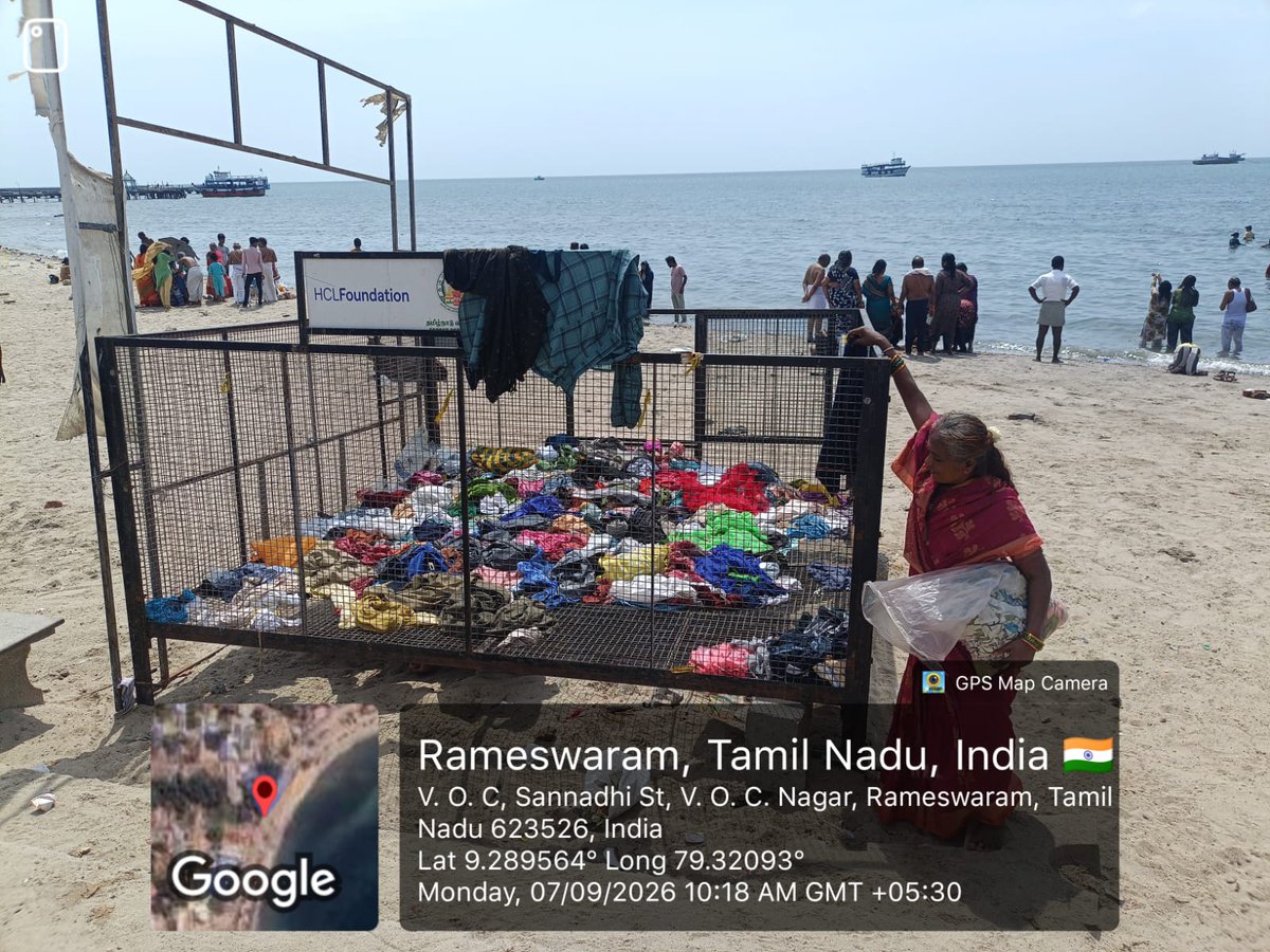 padgom2024's tweet photo. 🌊 From Marine Waste to Meaningful Action! ♻️
PAD & HCL Foundation are working together for cleaner shores and a healthier Gulf of Mannar. 💙🌱
#PAD #HCLFoundation #SacredShores #GulfOfMannar #CleanCoasts https://t.co/AQpg4b4jsl