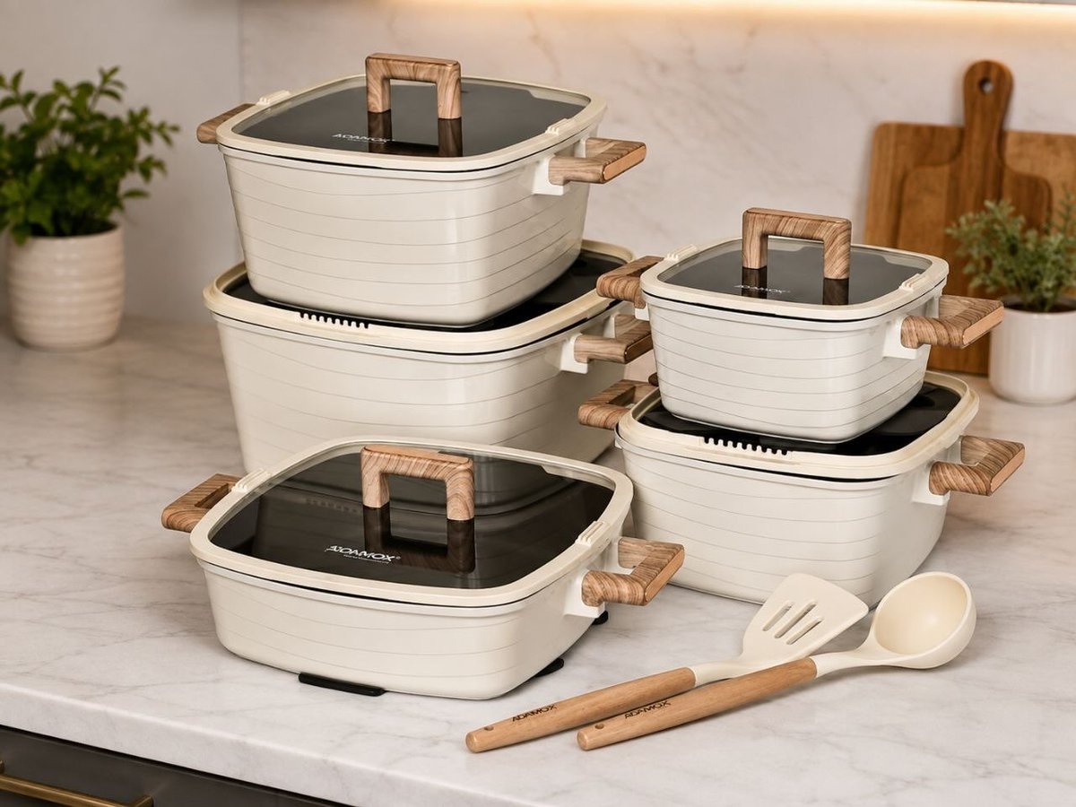 chicanomixx's tweet photo. Luxury pot sets, available in a range of elegant colors. https://t.co/fAjdm6u8hT
