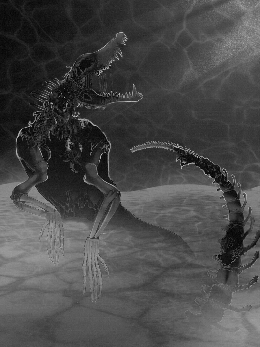 Fantasmita_SC's tweet photo. SCP-682! #SCPFoundation #Fanart https://t.co/CSqOmpLtX3