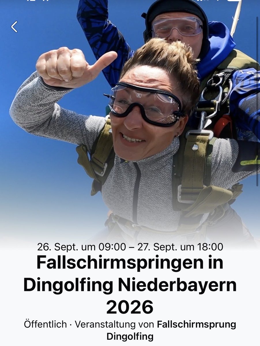 Skydiver999's tweet photo. Fallschirmsprung Event in Dingolfing Niederbayern mit https://t.co/d9EXlmjSma Skydive #Fallschirmspringen #Bayern #Oberbayern #oberpfalz #Weiden https://t.co/YCIVLvvo89