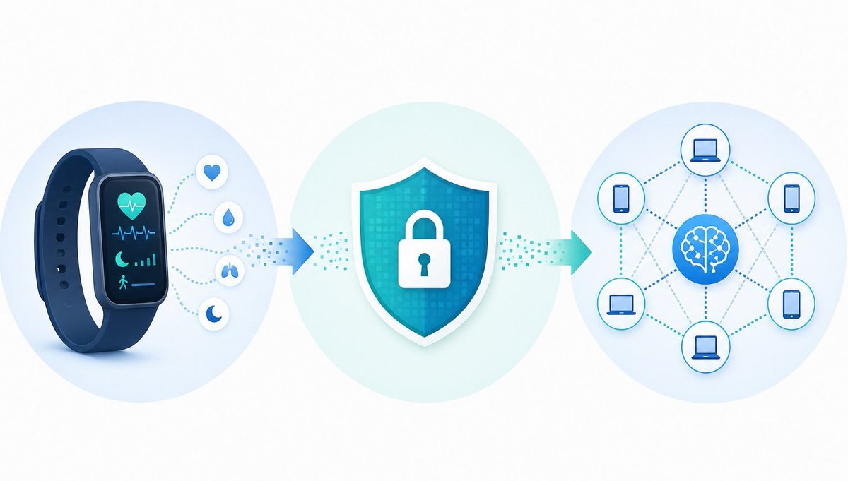 BitHealth_'s tweet photo. How does BitHealth keep your data private while still useful?

1) Your health data stays yours, turned into a Data NFT
2) ZK Proofs let AI models verify insights without ever seeing raw data
3) Federated Learning trains algorithms across devices, not central servers

Privacy and utility, both at once.