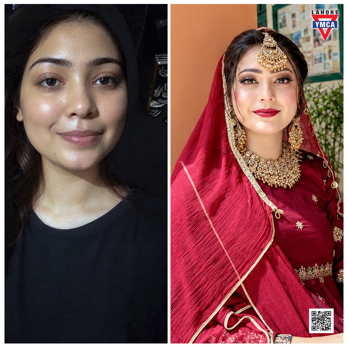 ymca_lahor59383's tweet photo. Beautician Course | Makeup Transformation ✨ From learning to creating! 💄✨
A glimpse of the professional makeup skills developed at YMCA Lahore. 🎓
#YMCALahore #BeauticianCourse #MakeupTransformation #BridalMakeup #BeforeAndAfter #BeautySkills #StudentWork #SkillsDevelopment https://t.co/OhqBAsz6K3