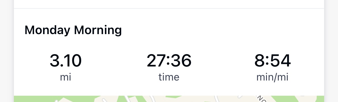 MichaelsTailgat's tweet photo. Not bad considering yesterday’s food intake of a hotel breakfast, cracker barrel lunch with my son and a Whopper on the road. I’m surprised I could even make the 3.1m. #GarbageInGarbageOut 😃🏃‍♂️ https://t.co/bIAPtHx2KU