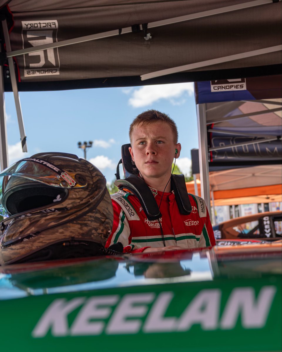 KHI_Racing's tweet photo. @KeelanHarvick and the No. 62 @hbpRacing team completed every lap and finished 11th despite major left-front damage in @CARSTour LMSC action @FmSpeedway2025 over the weekend. https://t.co/XeNJ948vqa