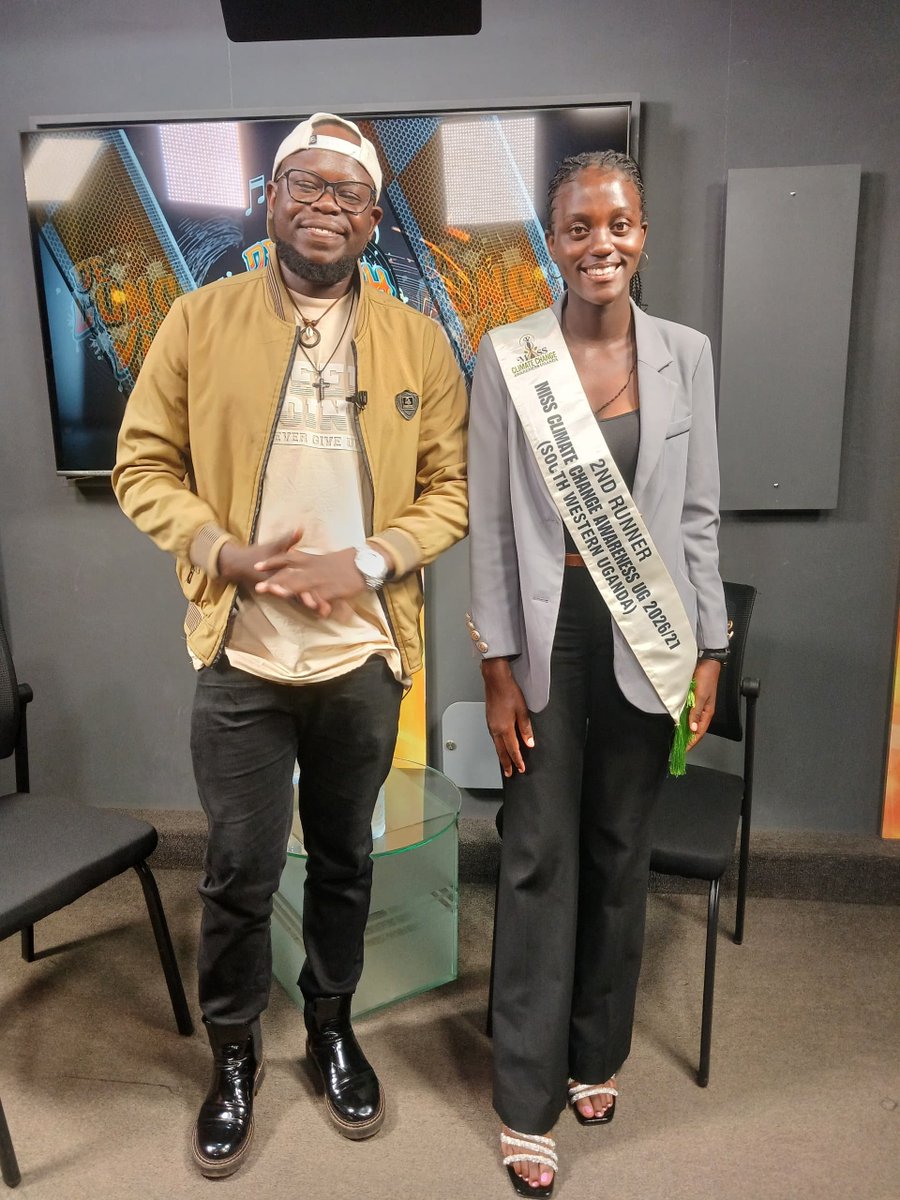 GloriakyleA's tweet photo. It's always a pleasure to talk about environmental protection and climate change on such stages🥹  Thank you Uctv🎉 https://t.co/Je6bhRP8SH