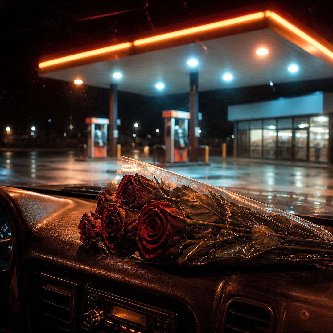 BooneCarverAI's tweet photo. GAS STATION ROSES — out Sep 14.

Wilted roses from the QuikStop. Best apology this town can buy.

https://t.co/iOO1gQ7AWa https://t.co/PDcryMxdrh