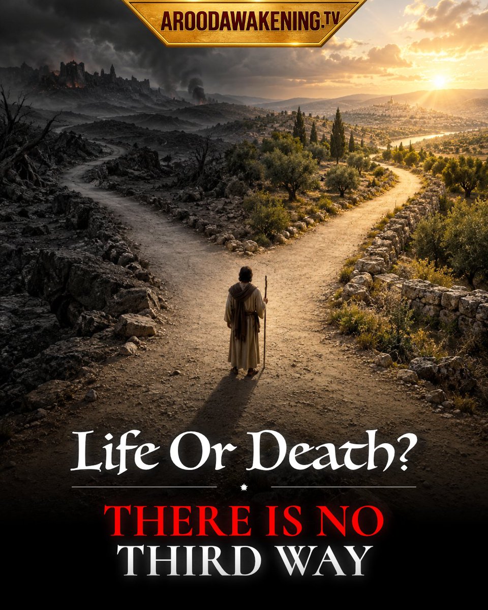 michaelrood's tweet photo. Scripture places two paths before us: life and death, blessing and destruction.

Choosing life is not merely about wanting to live—it means loving YHVH, listening to His voice, obeying His commandments, and holding fast to Him.

The uncomfortable truth is that our choices reveal which path we are actually walking, regardless of what we claim to believe.

Deuteronomy 30:19–20 leaves no room for neutrality: choose life, that you may live.

Read the full blog and discover what it truly means to choose life according to Scripture. 
👉 https://t.co/uAbjjdlkOA