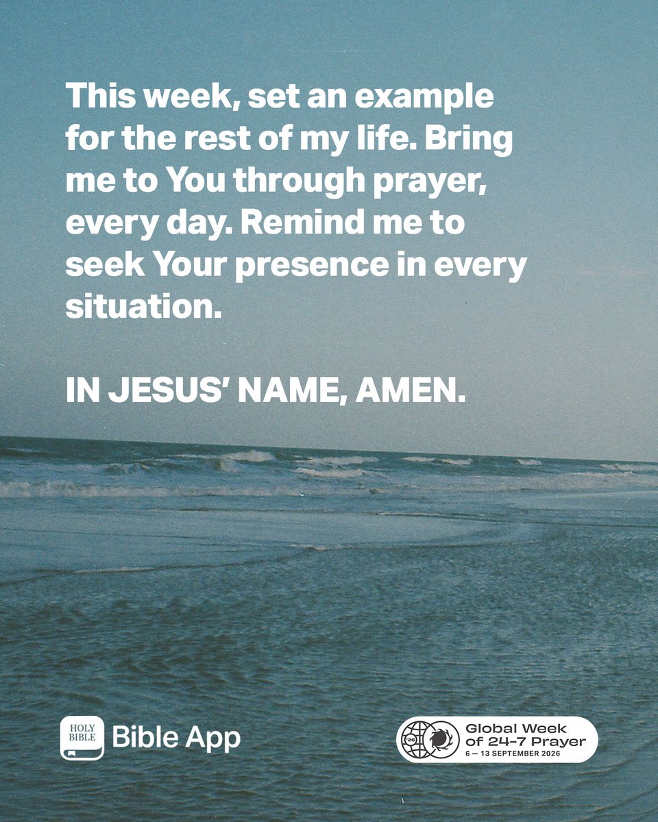 YouVersion's tweet photo. Global Week of Prayer is here! Tag a friend and ask how you can pray for them. https://t.co/pBeqelgpdz