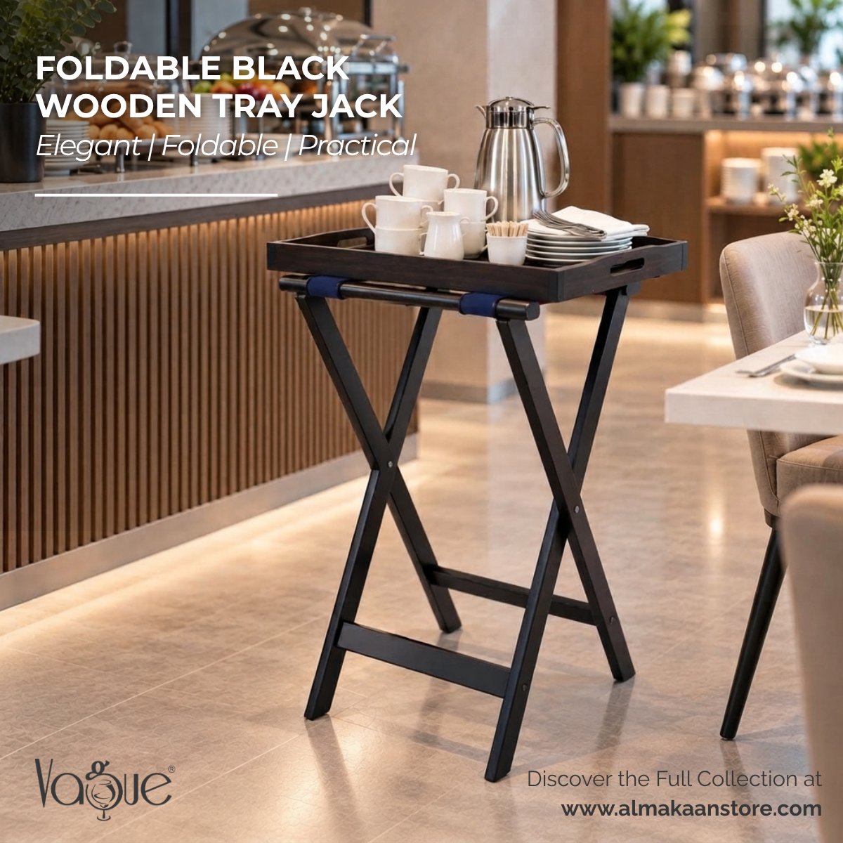 almakaan's tweet photo. The Vague Foldable Tray Jacks offer practical and reliable support for professional food service in hotels, restaurants, catering, and events.
...
📦 Available Ex-Stock – Jebel Ali Warehouse 
🌐 https://t.co/Kdm74WAzXW
📩 info@almakaan.com
📞 +971 4 452 5420 https://t.co/LlTUKTWdLs
