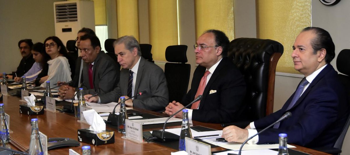 Financegovpk's tweet photo. Finance Minister Reviews Progress on Closure of PASSCO and USC

Federal Minister for Finance and Revenue, Senator Muhammad Aurangzeb, chaired a meeting to review progress on the closure of the Pakistan Agricultural Storage and Services Corporation (PASSCO) and Utility Stores Corporation (USC), and to assess the remaining measures required to complete the process.

The meeting was briefed through a detailed presentation on progress made so far on the USC closure process, including implementation of the approved employee severance package, settlement of verified vendor liabilities, disposal and return of stocks, and management of assets and properties.

It was noted that substantial progress had been made in employee payments and settlement of verified liabilities, with the necessary audit and verification mechanisms in place. The meeting was also briefed on measures taken to ensure proper identification and verification, including biometric verification and supporting documentation.

Considerable progress was also made in settling vendor liabilities. The meeting was informed that verified claims had been processed and payments made. The status of USC stocks following closure of the stores was also discussed, with significant quantities of branded and other food items already returned or disposed of, while the remaining stock is being processed through the prescribed mechanisms.

Progress on the auction of racks and other movable assets was also reviewed. The status of IT equipment and vehicles was discussed, with audit and verification underway to facilitate their disposal or transfer.

The status of USC properties and related matters was also considered. The need for appropriate arrangements to facilitate disposal or transfer of these assets was discussed. The Finance Minister also took note of the ongoing litigation involving USC and appreciated the efforts being made to manage and resolve the cases. He emphasized that the legal, financial and administrative requirements should be addressed alongside the closure process.

The meeting further reviewed progress on the PASSCO closure process, including the status of stocks and arrangements required for completion of the remaining work. The Committee discussed the handling of stocks held in different provinces, and it was noted that arrangements were being pursued for their transfer, keeping in view the respective requirements and circumstances. The Finance Minister stressed the importance of close coordination with the provincial authorities to ensure that these matters do not delay the overall closure process.

Senator Muhammad Aurangzeb underscored the importance of maintaining momentum and ensuring that the remaining work is completed in a coordinated manner, with clear responsibilities and practical timelines. He emphasized that the objective should be to bring the closure process to a logical conclusion while safeguarding public resources and ensuring transparency at every stage.

The meeting was attended by Federal Secretary, Ministry of National Food Security & Research; Federal Secretary, Ministry of Industries and Production; representatives of PASSCO and USC, along with senior officials from the relevant ministries and divisions.