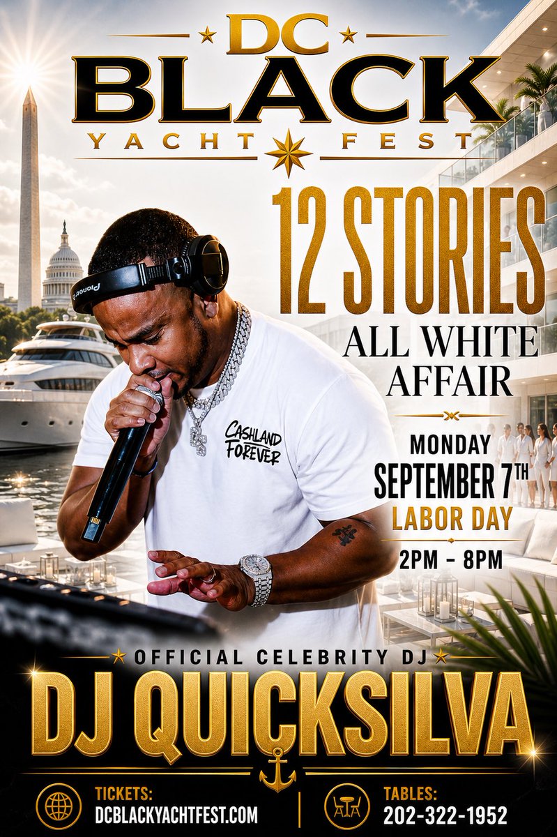 DJQUICKSILVA's tweet photo. Catch me Performing in DC today for All White Affair 2-8p at 12 STORIES #QuickSilvaIsHere https://t.co/sBEjCRXDFt