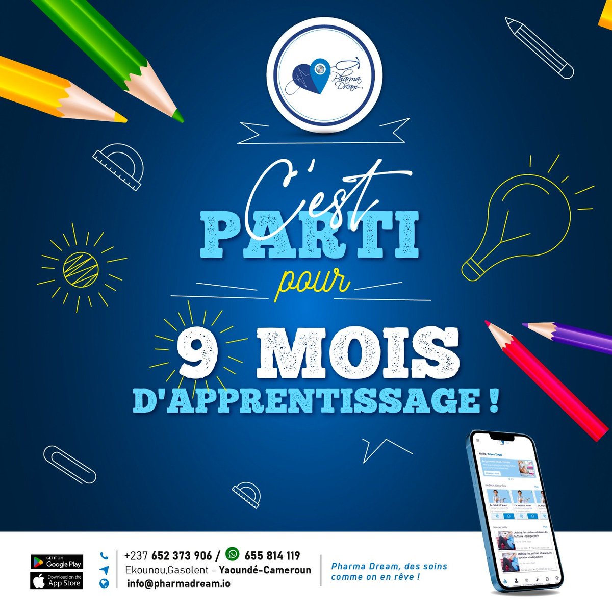 Pharmadream1's tweet photo. Excellente rentrée scolaire 2026 à tous les écoliers, élèves, étudiants et enseignants ! 💙🤍

9 mois d’apprentissage, de découvertes, de progrès et de réussite… avec surtout une bonne santé pour avancer sereinement. 

 Bonne rentrée à toute la communauté éducative !

#santé https://t.co/mMmK8fxfik