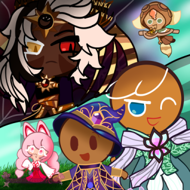 ProjectWoodAU's tweet photo. Important Update: One of the artist just redraw this art from the person name is Kira. And we planning to make the animated series about Eclipse Dragon Cookie is trying to taking the Earthbread to himself along with Professor Hardoc.

#CookieRunFanGame #GingerBrave https://t.co/QYLSUOwY8P
