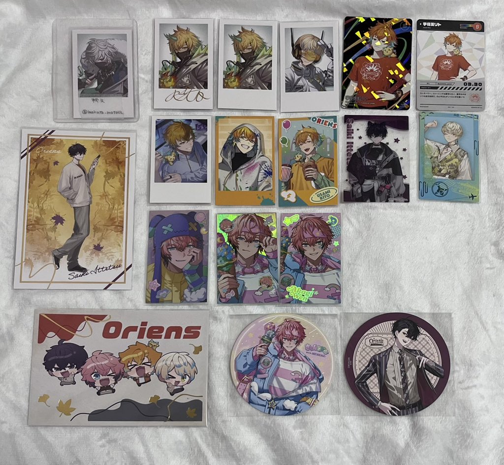 makura_moto2's tweet photo. 【交換・譲渡】にじさんじ 

譲▷Oriens Dytica チケット風カード 秋日和 おでかけ half 1st 2nd 3rd anniversary 海の家 ぎゃうるふ きゅんbro サンリオ  ビオレ ピグパ https://t.co/JGTw6RDfpm