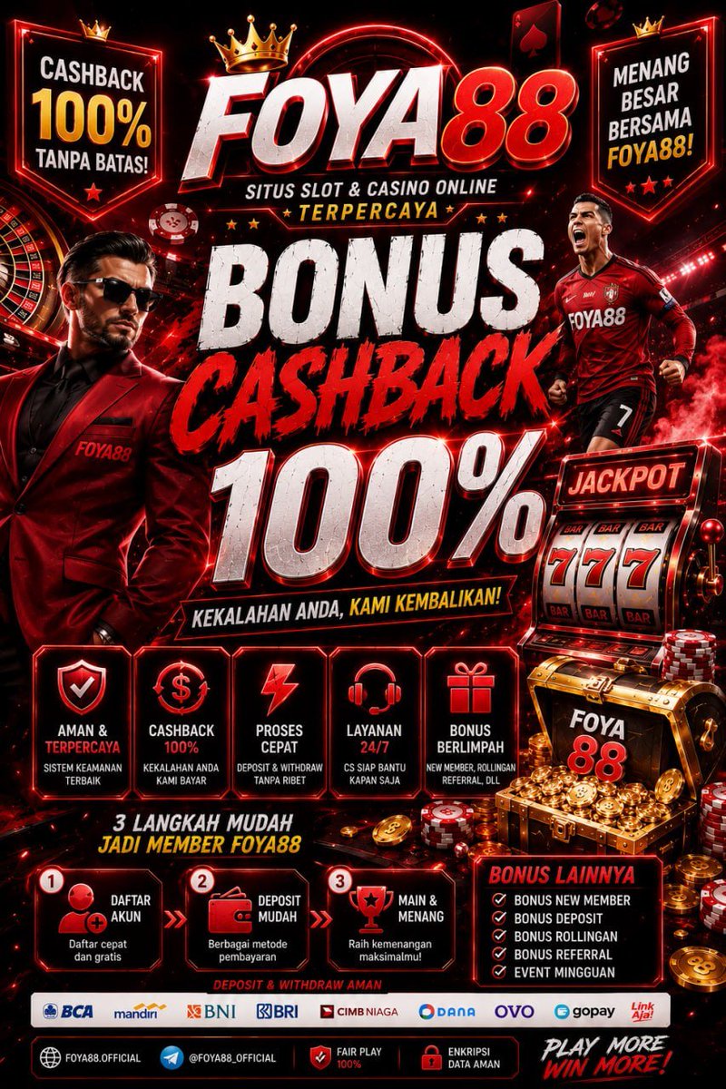 Thxrin1's tweet photo. 🔥 Slot Gacor Hari Ini  
📍 Cari Di Google "F O Y A 8 8"
📌 Link Cepat ➜ https://t.co/tjJtSFVRvG
🎮 Permainan Menarik Goat
🎰 Provider Terpercaya World Cup
💸 Scatter Mudah, RTP Tinggi mudah menang https://t.co/9enXVIFqgF