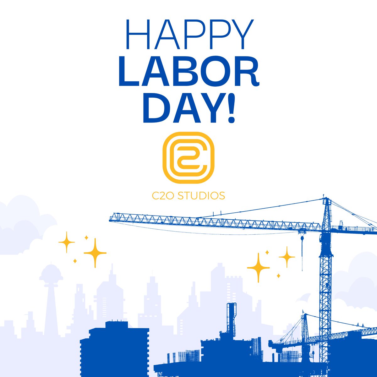 C2OStudios's tweet photo. #HappyLaborDay from all of us at C2O Studios! 🎉 Today, we celebrate the #hardwork and #dedication of everyone across all the diverse industries the people of our country have built. We hope you enjoy a #welldeserved #dayoff! Thank you for your contributions and commitment. https://t.co/pE0UFWBm17