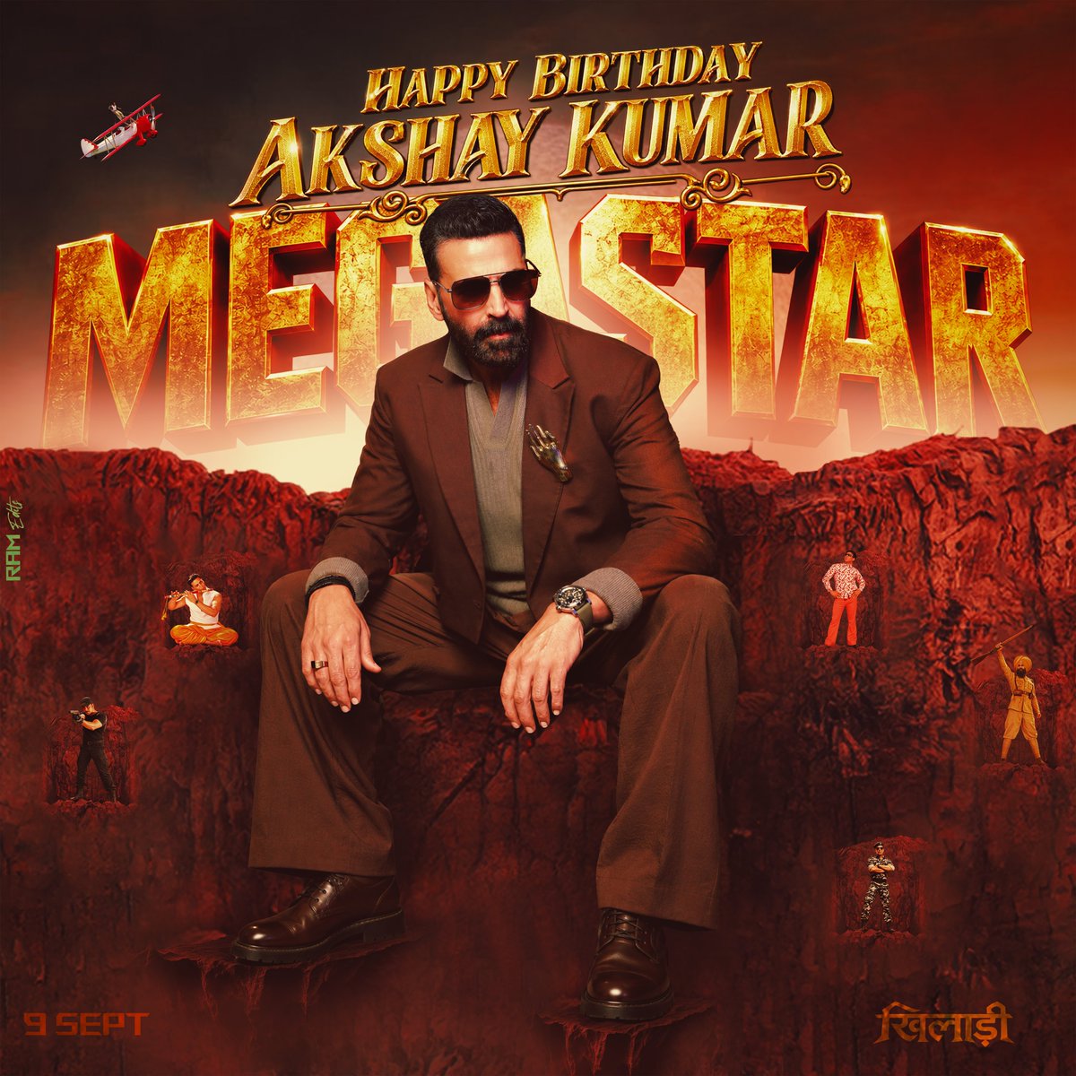 deepiholic_ram's tweet photo. Presenting @akshaykumar Paaji's Birthday CDP.

Celebrating the man who made ‘Khiladi’ an identity.
9 SEPTEMBER | HAPPY BIRTHDAY AKSHAY KUMAR 🥳” https://t.co/GaKbjYtT4U