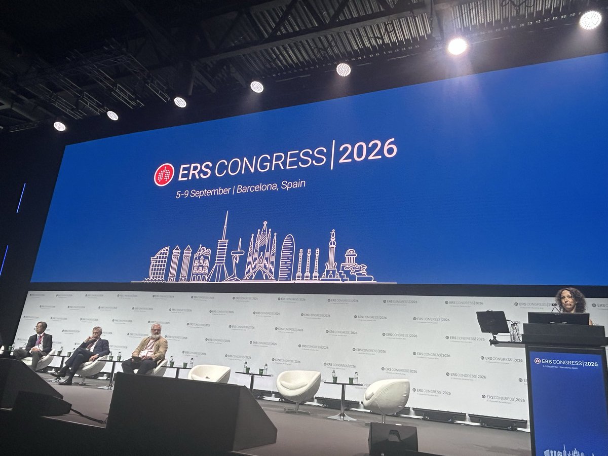 viligorska's tweet photo. #Lungonfire by #ERS2026 @EuroRespSoc happy to see very kind @CatiaCilloniz in the panel! https://t.co/BLSEM767hs