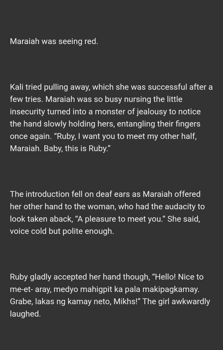 Rawrbz's tweet photo. Mga tinginan pala ni Maraiah during  this part sa chapter 43..

#That AU https://t.co/7yNzSSHiLo