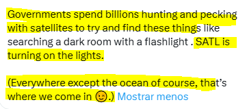 loco_dela_bolsa's tweet photo. $SATL #Satellogic Awesome post from @wacbinvesting , and breathtaking response from @ericworksalot CEO of SynMax!! 

Even for @ericworksalot  the market is not correctly meassuring the impact of Merlin.

$SATL has an X community that is very well informed, thanks @wacbinvesting ! https://t.co/YzUmO9xRIx