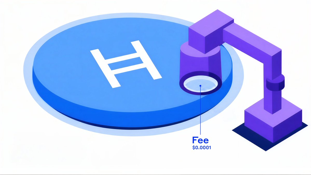 hedera's tweet photo. Fees so small, you'd need a microscope to find them.

Fixed, predictable, denominated in USD, no gas market volatility.

Costs you can actually plan around. https://t.co/wyfMEZRoRs