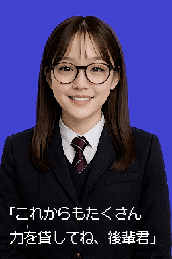 installing_smth's tweet photo. 『入ってしまった』キャラクター紹介その①

李詩賢（イ・シヒョン）
文芸部を誰よりも大切にする2年生の部長。
消えかけている部活を立て直そうと頑張っている。
責任感が強く真面目な性格で、後輩（主人公）にも気さくに接してくる。

#ゲーム制作 #indiedev https://t.co/WhE2gM8h0o