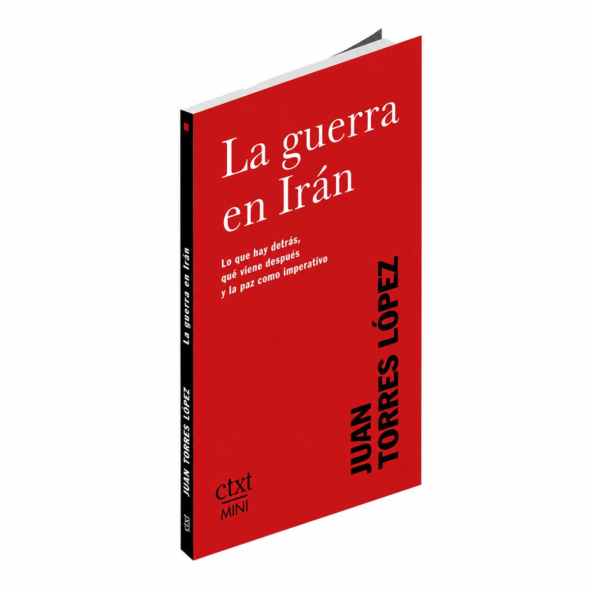 ctxt_es's tweet photo. ¡Novedad!
'La guerra en Irán', de Juan Torres ya está en preventa en nuestro ágora. 

'No es un análisis neutral, sino un ensayo comprometido para llamar a la acción, pues comprender lo que ocurre es el primer paso para actuar y construir la paz'
https://t.co/O9K41lYq4s https://t.co/kLZSZlYhFM