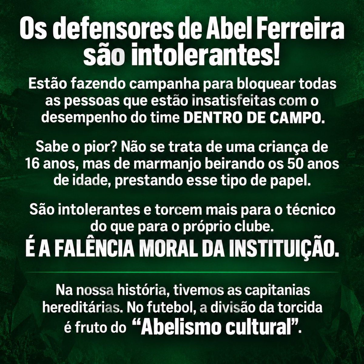 falainsta's tweet photo. Isso não é torcer. Isso é outra coisa. #palmeiras https://t.co/3h7ksUQZI8
