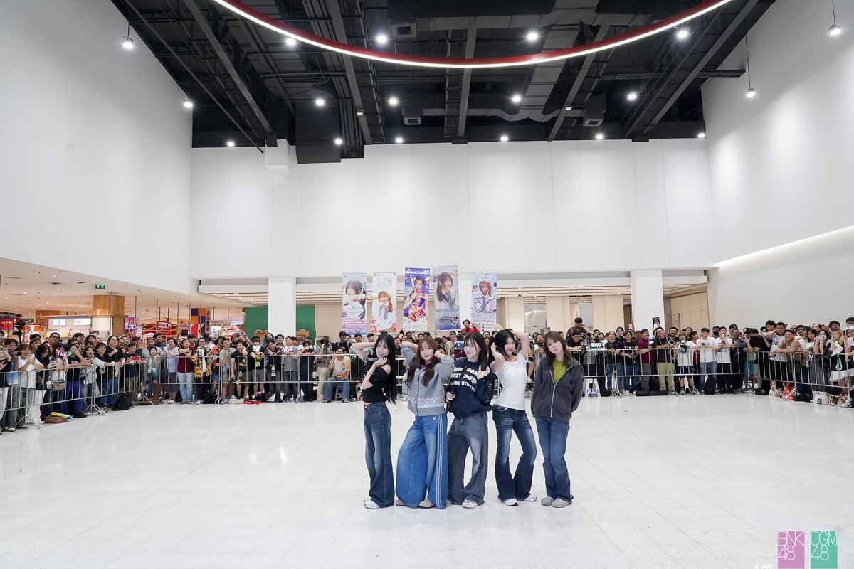 bnk48official's tweet photo. [🦄🎀] #PonytailtoShushuTH_Roadshow
[🚂🌟] #KibouResshaTH

ขอขอบคุณทุกคนที่มาร่วมสนุกกับพวกเราในงาน BNK48 6th Album “Ponytail to Shushu” Roadshow × CGM48 5th Generation “Kibou Ressha – รถไฟแห่งความหวัง” Special Roadshow @ MCC Hall, The Mall Lifestore Ngamwongwan เมื่อวันที่ 5-6 กันยายน 2026 ที่ผ่านมาค่ะ

แล้วไว้เจอกันใหม่นะคะ–!

#MCCHall #TheMallLifestoreNgamwongwan
#PonytailtoShushuTH #ポニーテールとシュシュ
#希望列車 #CGM485thGeneration
#BNK486thALBUM #CGM4811thSINGLE
#BNK48 #CGM48