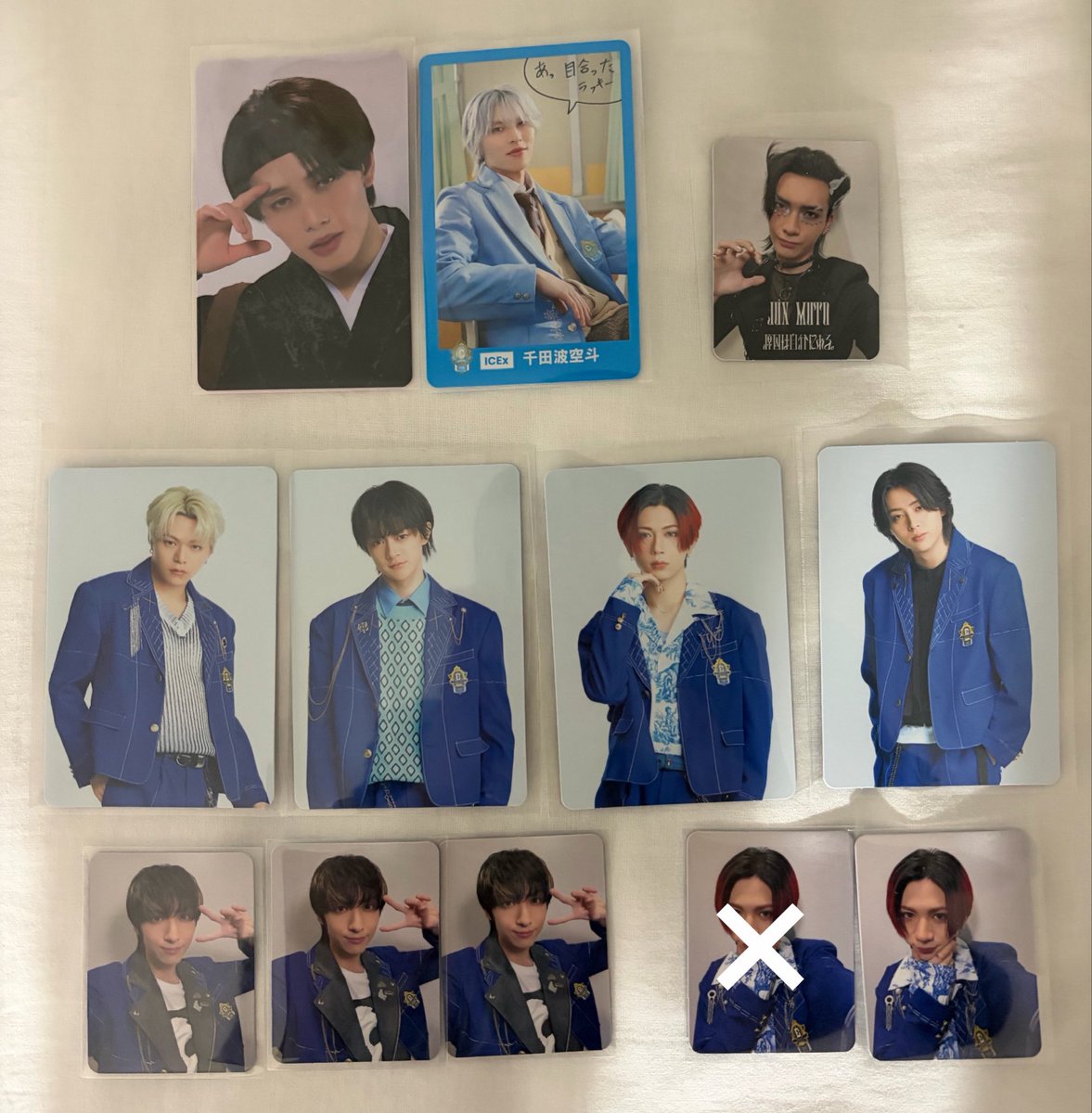 nonno_change's tweet photo. EBiDAN Yes!東京 スパドラ 交換

譲)マサヒロ 千田 武藤 志村 伊藤 田中洸希 松村 古川

求)各1 スパドラ盤 小トレカ柴崎 > 柴崎 桜木 (飯島)なんでも
所持済お断り🈶

渋谷手渡しor郵送

レート考慮🙏🏻鍵の方は投稿いいねして頂きDM送っていただけますと幸いです🍀

お気軽にお声掛けください✮*｡ﾟ https://t.co/5a9vDmMfXE
