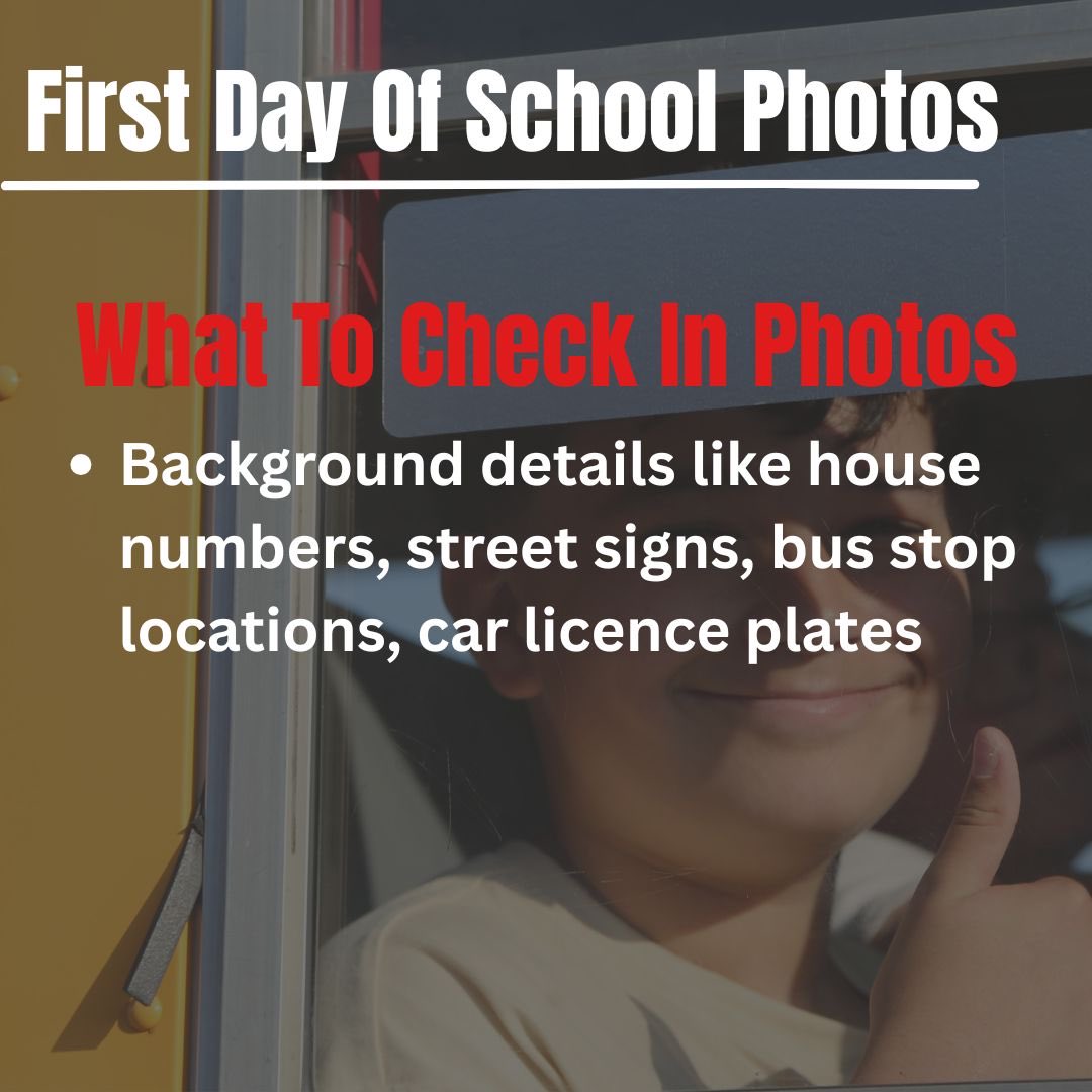 WindsorPolice's tweet photo. Back-to-school season is here!

We all want to celebrate those first-day smiles and special moments, but before you hit “post,” take a moment to think about what information you may be sharing.

A few simple precautions can help protect your children and your family online.

Swipe through to see some back-to-school photo safety tips you can use before sharing those first-day pictures.