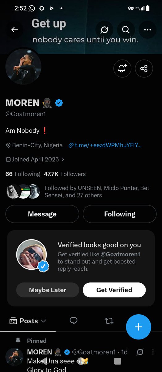 Chiagozie124's tweet photo. @fado_fft @Goatmoren1 Done ✅ 👍 
8165787991
Sporty id 🆔 https://t.co/onPAnMHK5R